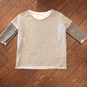 James Perse Short Sleeve Sweatshirt